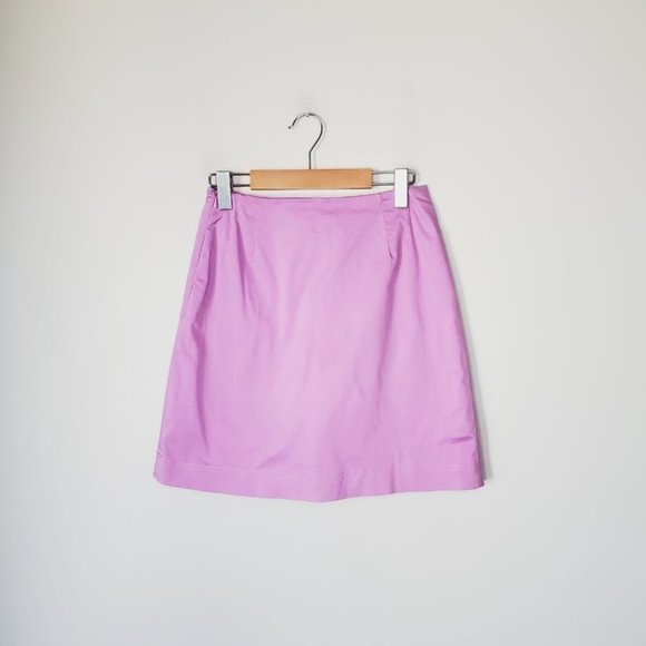 Lija Skort Athletic Golf Tennis Front Slit Cotton Mauve Pink 6 - Picture 4 of 10